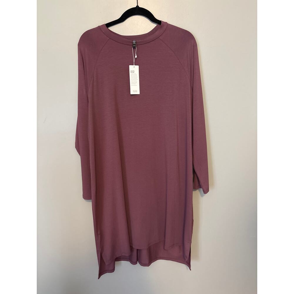 NWT Eileen Fisher Crew Neck Dress Fig Color , size XL